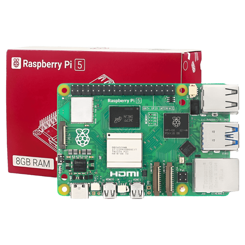 Raspberry Pi 5 PCIe to M.2 NVME Kit 4G 8G 16GB RAM - TKINGS