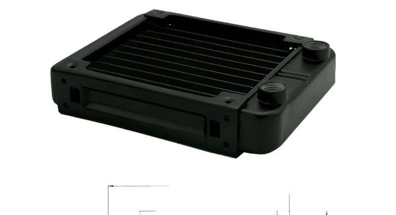 PC Water Cooling Radiator Aluminum For CPU GPU RAM - TKINGS