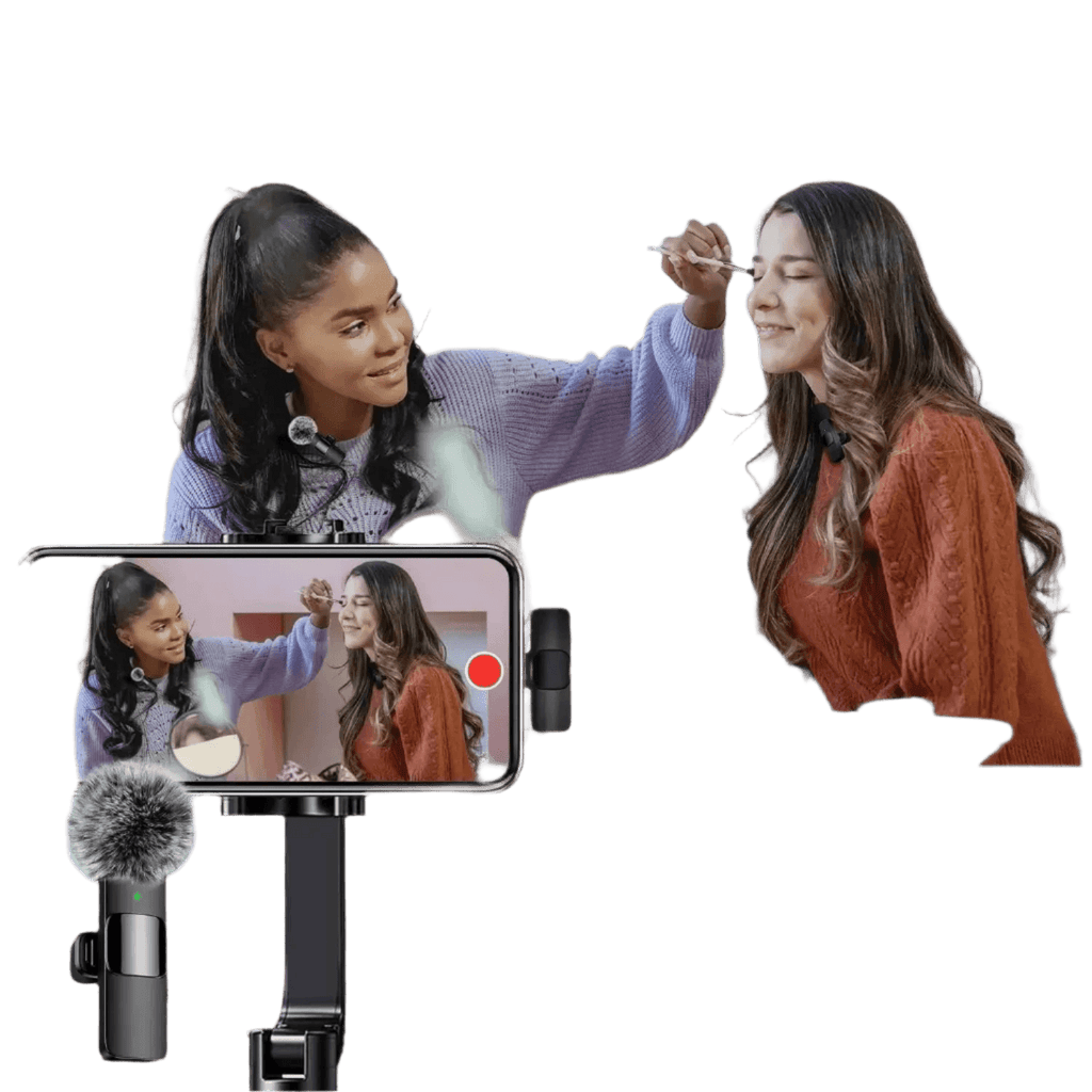 Wireless Lavalier Microphone Audio Video Recording Mini Mic - TKINGS