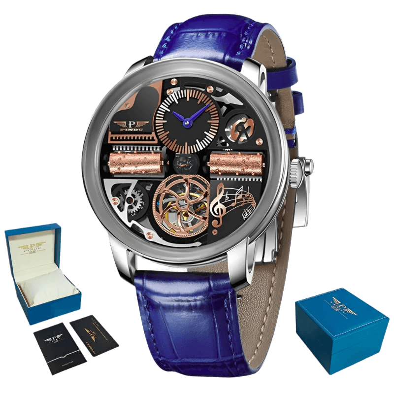 Mechanical Watch Godfather Classic Series 45.5MM Wristwatches Men M2791B - TKINGS