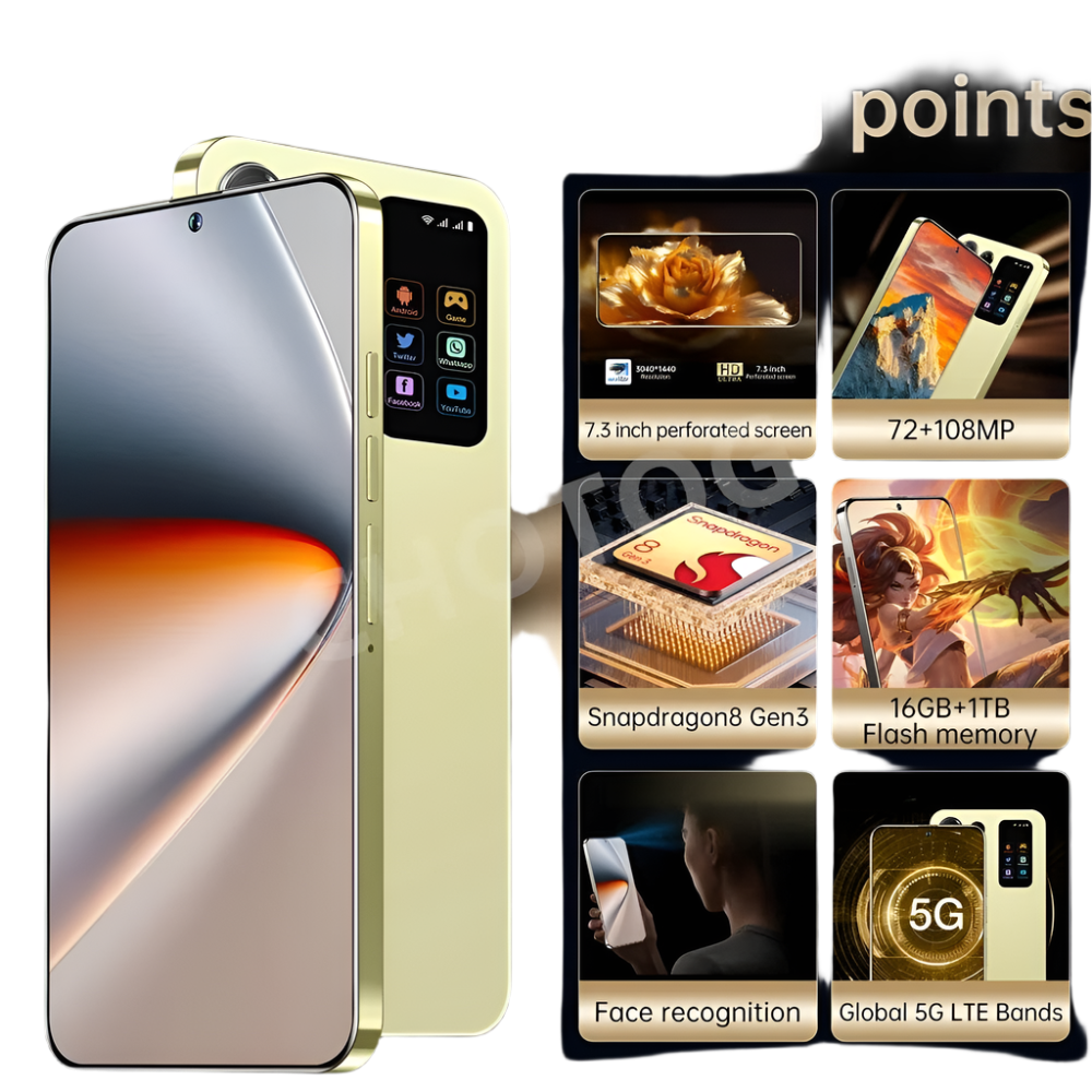 S+ 25 Ultra Global Version Original 7.3HD Mobile Phones 4G 5G Dual Sim - TKINGS