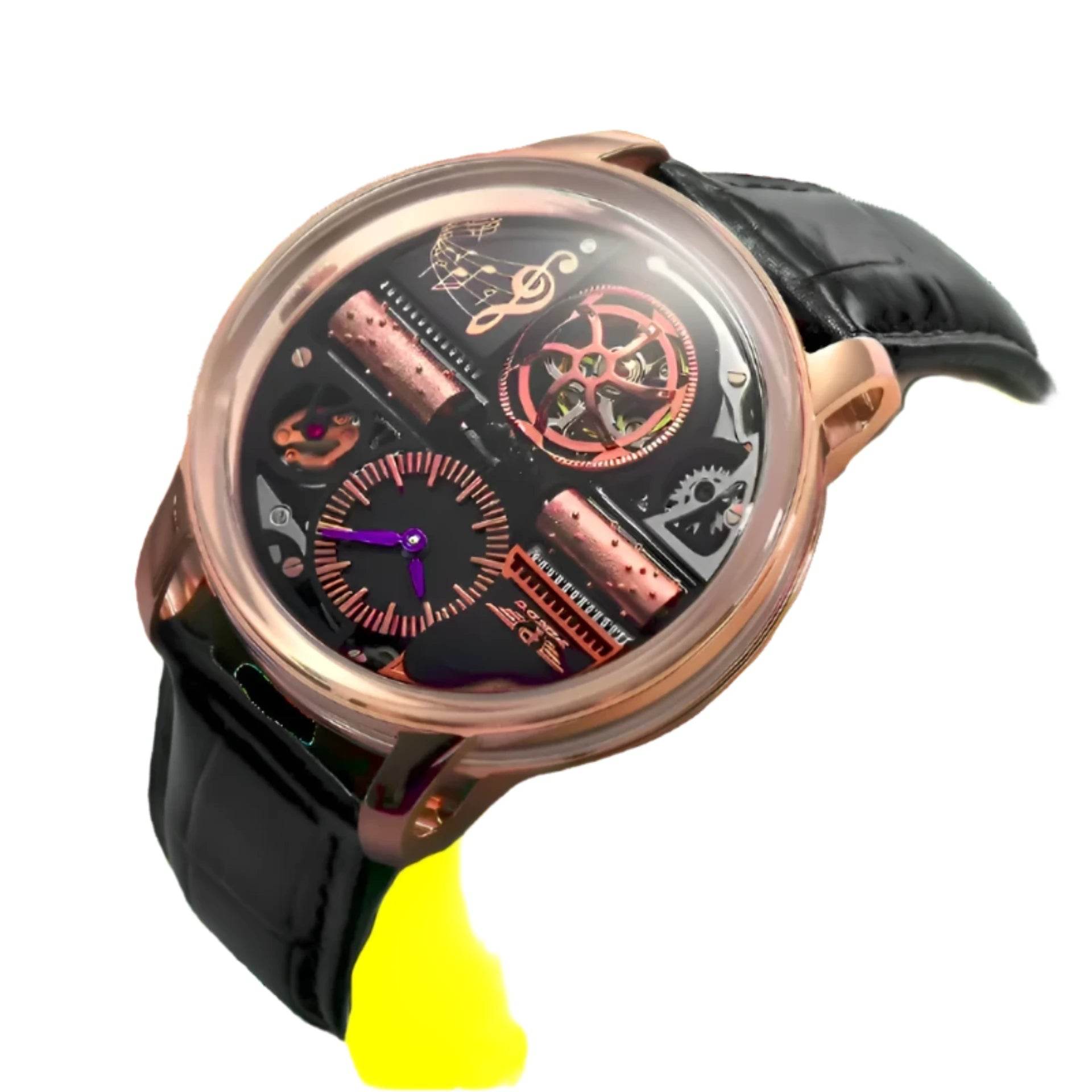 Mechanical Watch Godfather Classic Series 45.5MM Wristwatches Men M2791B - TKINGS