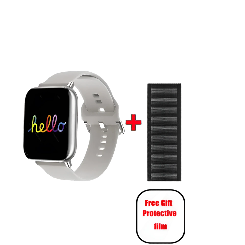 New Hello 3 Mini Smart Watch for Women 1.75inch Bluetooth Call - TKINGS