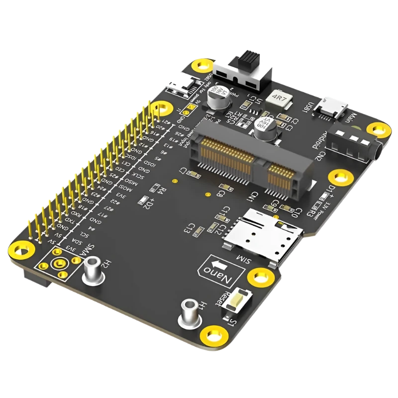 Raspberry Pi 3G/4G/LTE HAT Mini PCIe Expansion module - TKINGS