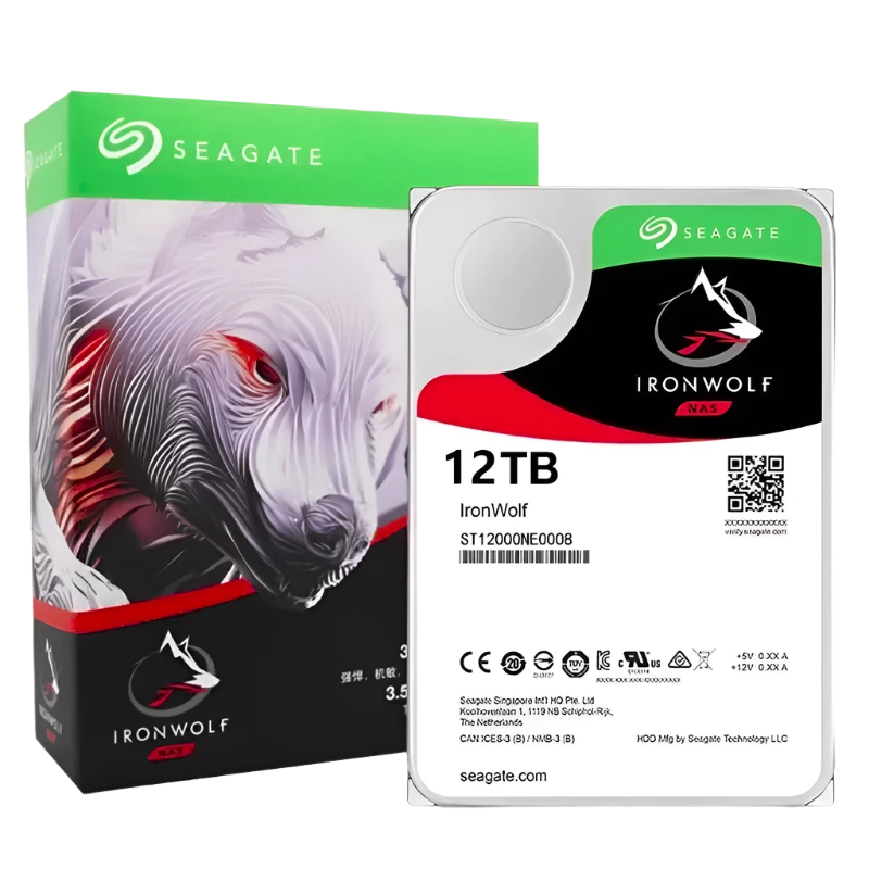 IronWolf Pro 12TB 7200RPM SATA 6Gb/s 3.5" NAS HDD