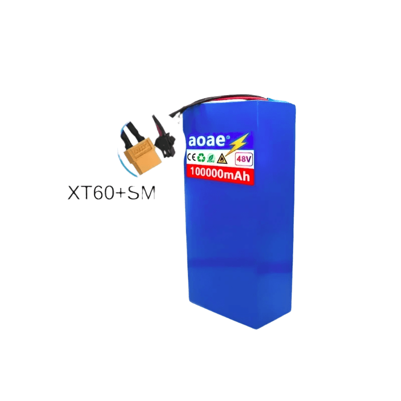 Original 48V 100Ah 13s6p Lithium Battery Pack 48v 100000mAh 2000W - TKINGS