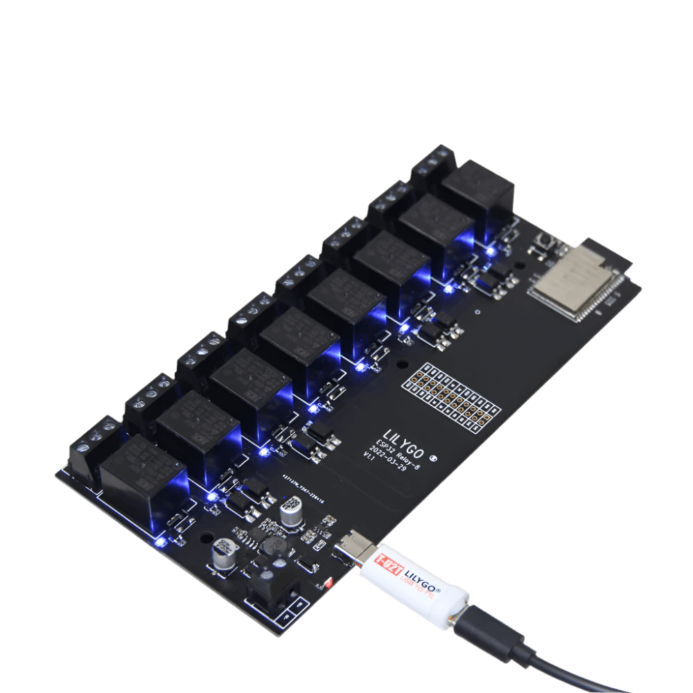 LILYGO® T-Relay 5V 8 Channel Relay Module ESP32 Wireless - TKINGS