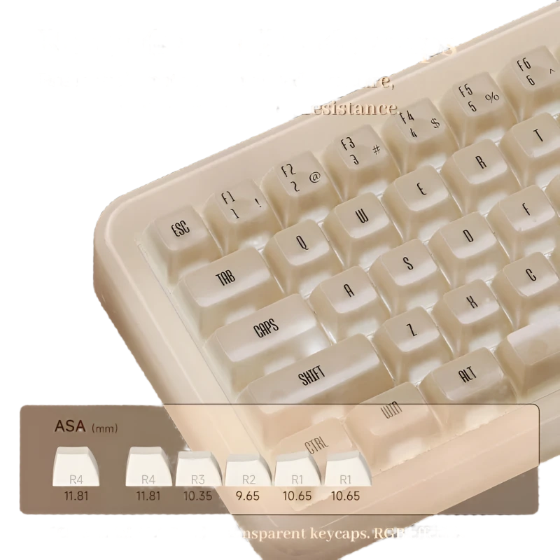 Akko YU01 Resin Mechanical Keyboard VIA 65% RGB Backlit Hot-swaP - TKINGS