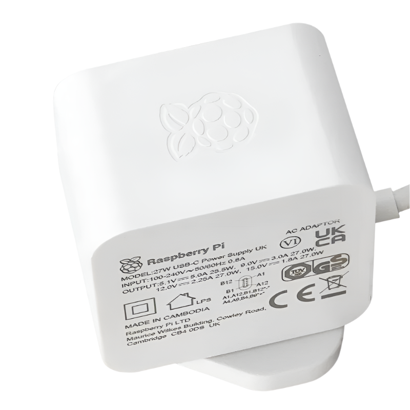 Official Raspberry Pi 27W USB-C Power Supply 5.1V 5A - TKINGS