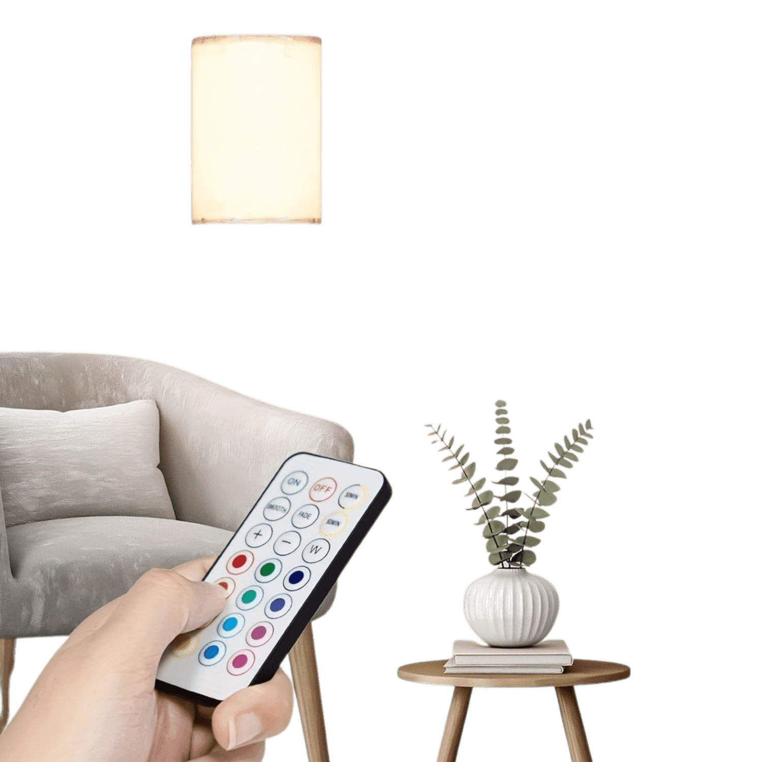 2 Piece RGB Wall Lights Remote - TKINGS