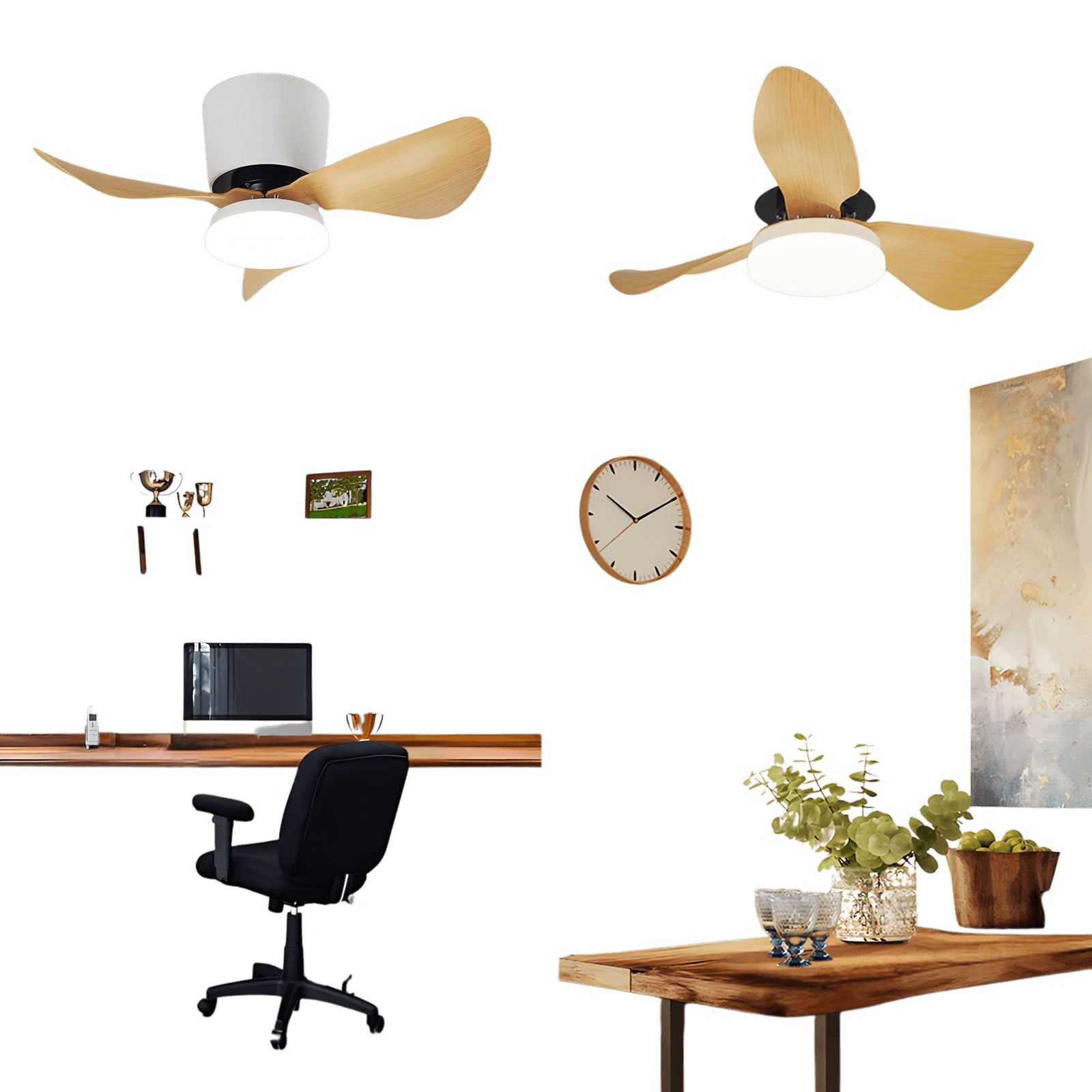 Smart Ceiling Fan With Lighting And Remote Control - 23W LED - TKINGS