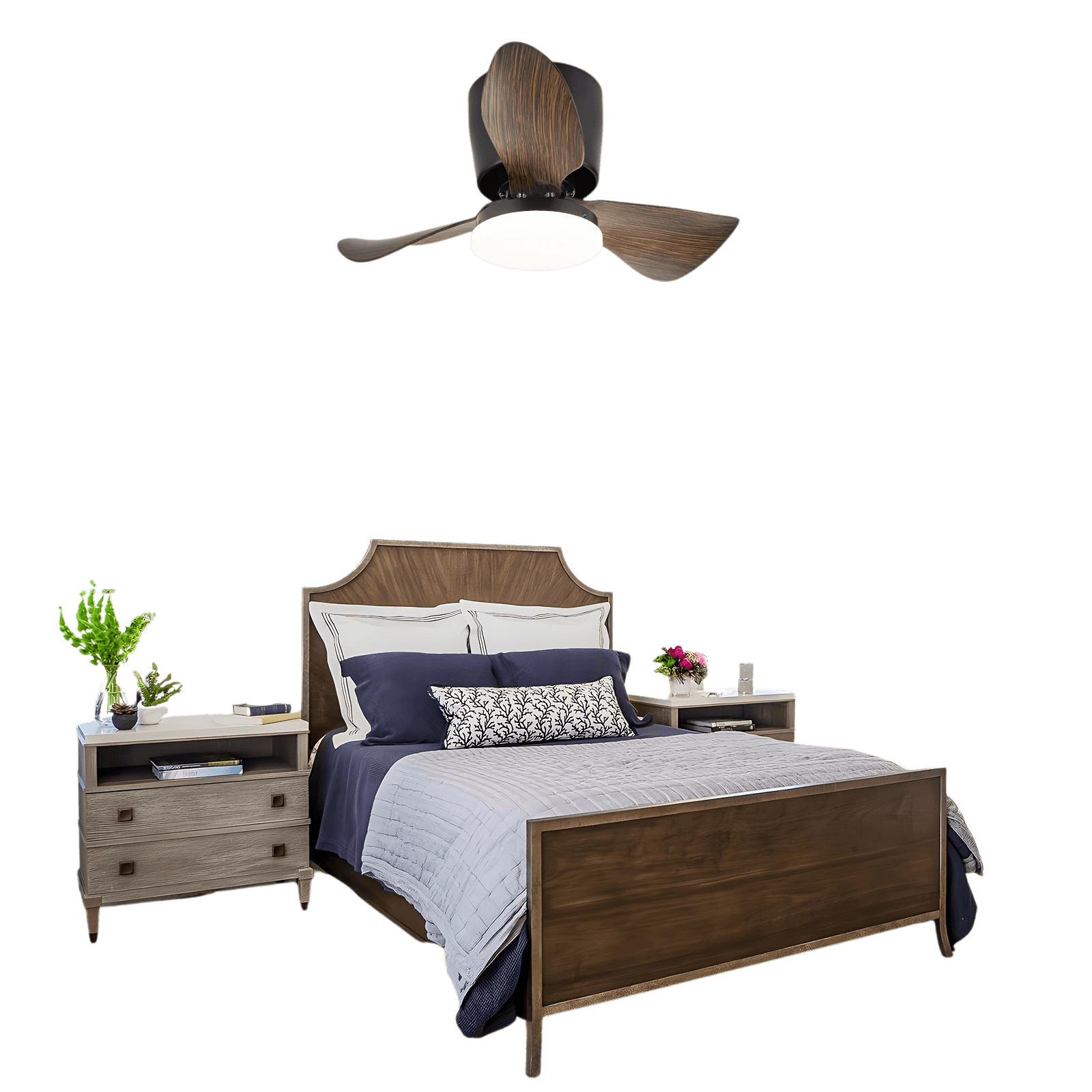 Smart Ceiling Fan With Lighting And Remote Control - 23W LED - TKINGS