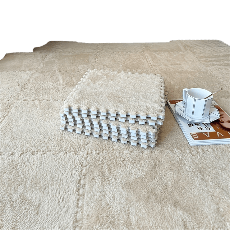 50pcs Soft EVA Foam Carpet Tiles for Living Room, Bedroom, and Bay Window - TKINGS