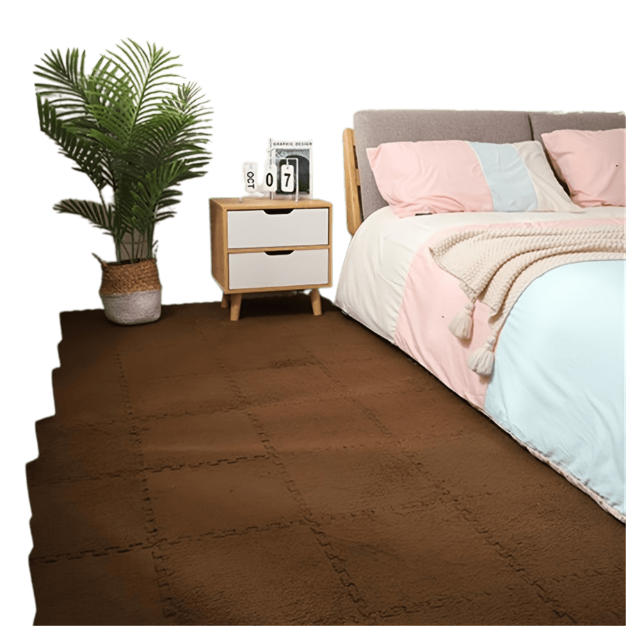 50pcs Soft EVA Foam Carpet Tiles for Living Room, Bedroom, and Bay Window - TKINGS