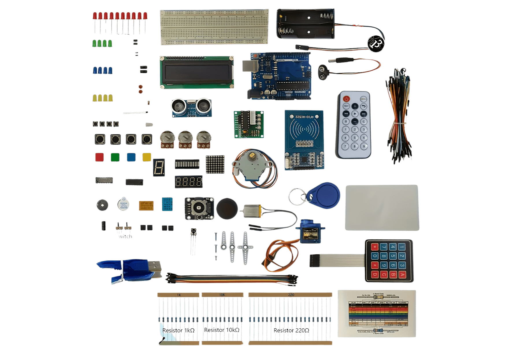 55 RFID Starter Kit V2.0 for 190+ 49 component for ARDUINO - TKINGS