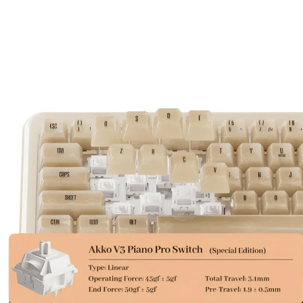 Akko YU01 Resin Mechanical Keyboard VIA 65% RGB Backlit Hot-swaP - TKINGS
