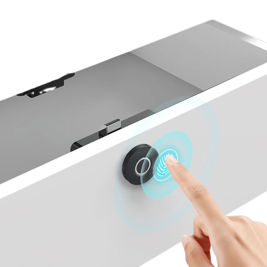 Intelligent Fingerprint Cabinet Lock, One-Button Unlocking - TKINGS