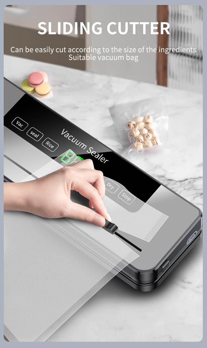 Vacuum Sealing Machine with Digital Display And 10 Bags - TKINGS