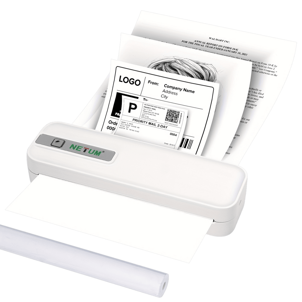 Thermal Printer Wireless and USB Rechargable - TKINGS