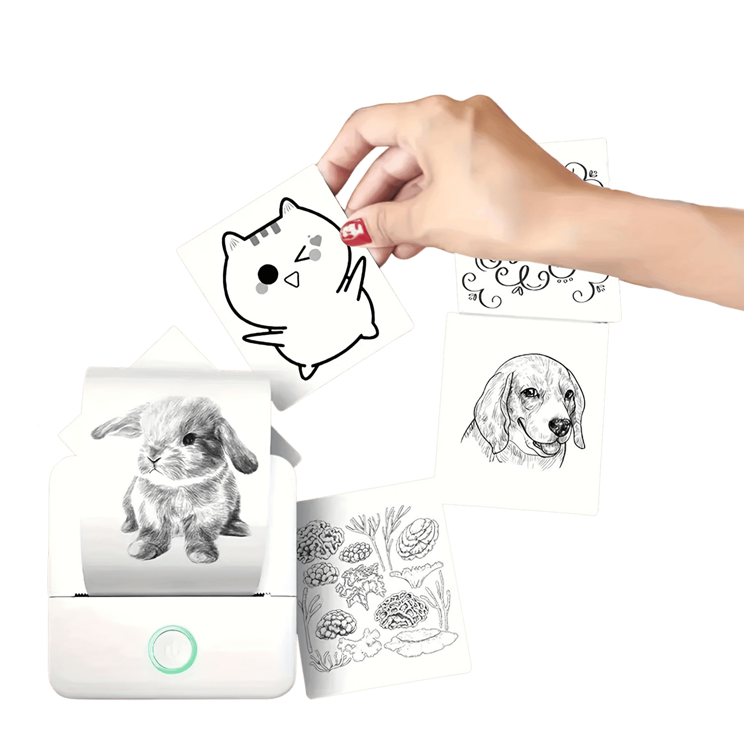 Thermal Wireless Printer for Stickers, Labels, Photos - TKINGS