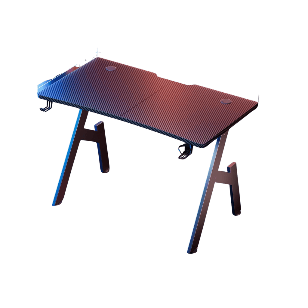 Sturdy Gaming Desk with Carbon Fiber Coating - TKINGS