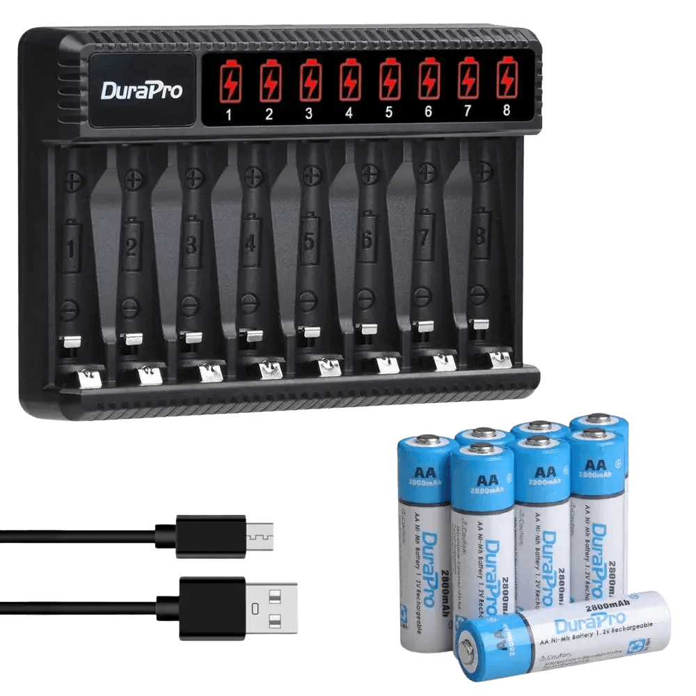 Rechargeable Batteries AA+AAA (2800mAh+1100mAh) - TKINGS