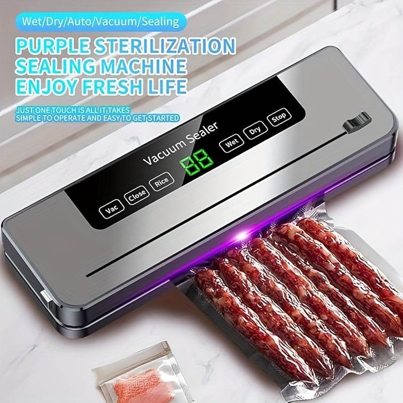 Vacuum Sealing Machine with Digital Display And 10 Bags - TKINGS