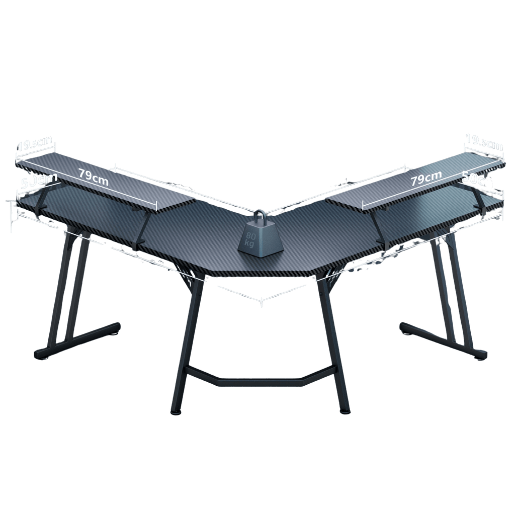 Gaming Desk L-Shaped Corner - TKINGS