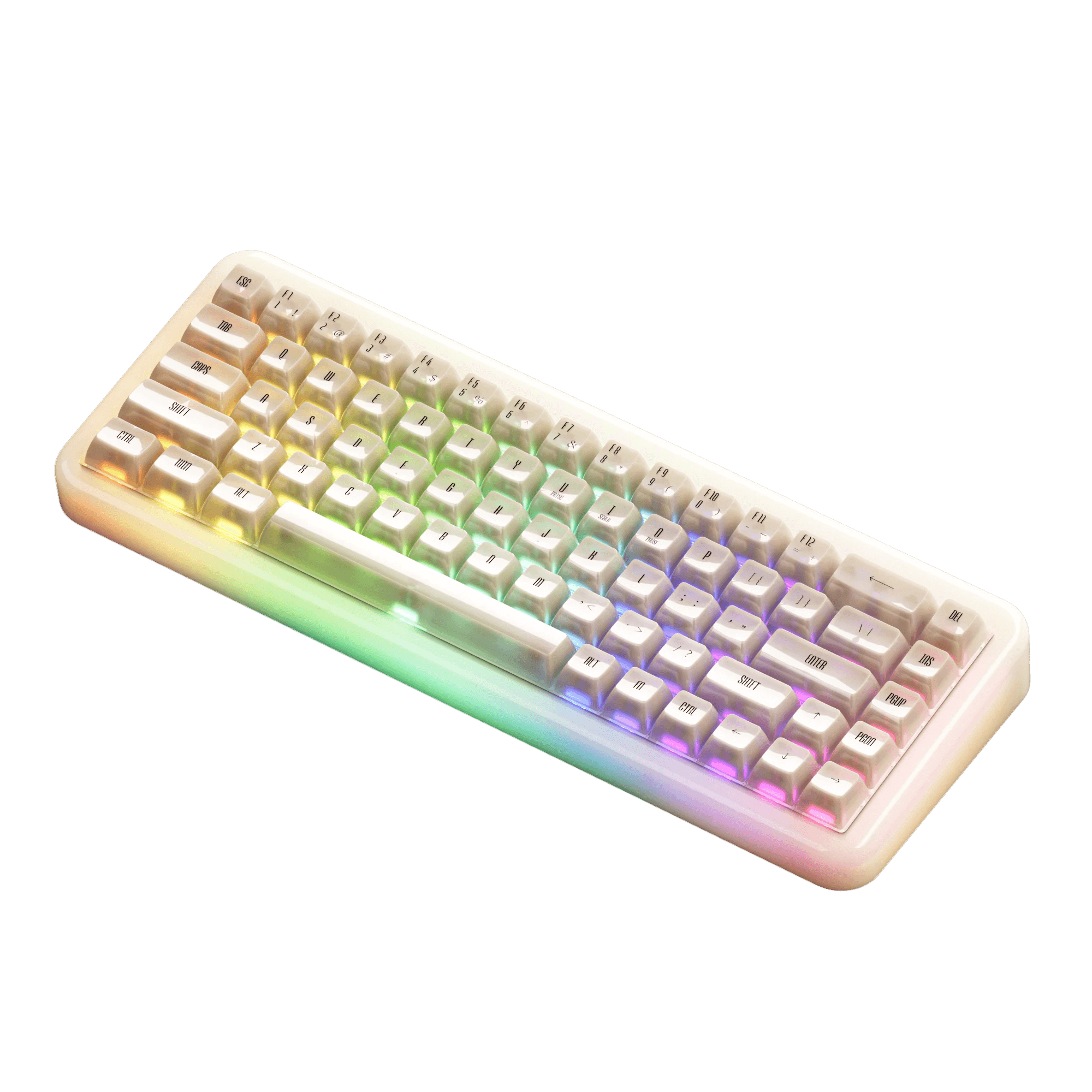 Akko YU01 Resin Mechanical Keyboard VIA 65% RGB Backlit Hot-swaP - TKINGS