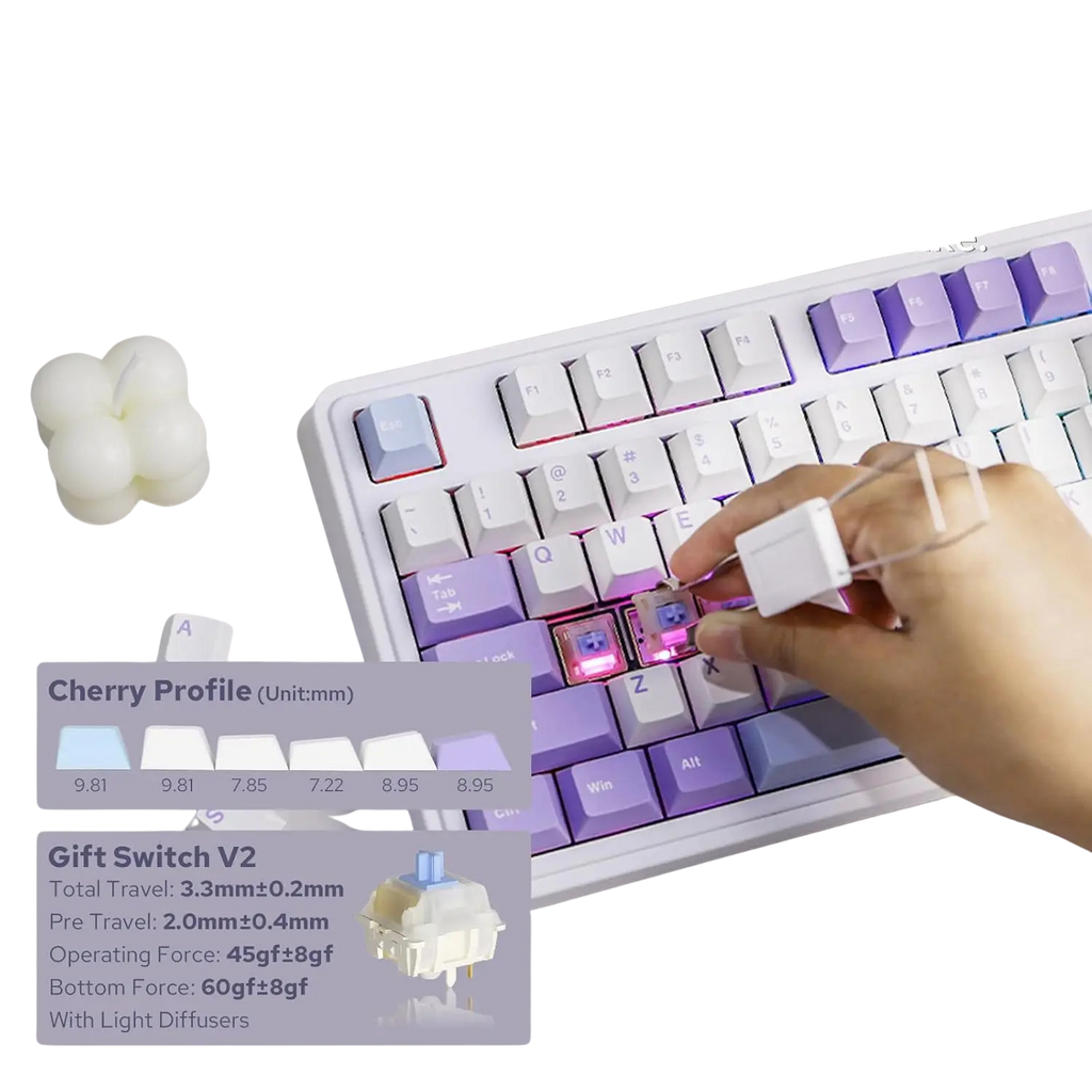 AJAZZ AK980 Mechanical Gaming keyboard 98-Key Gasket Structure