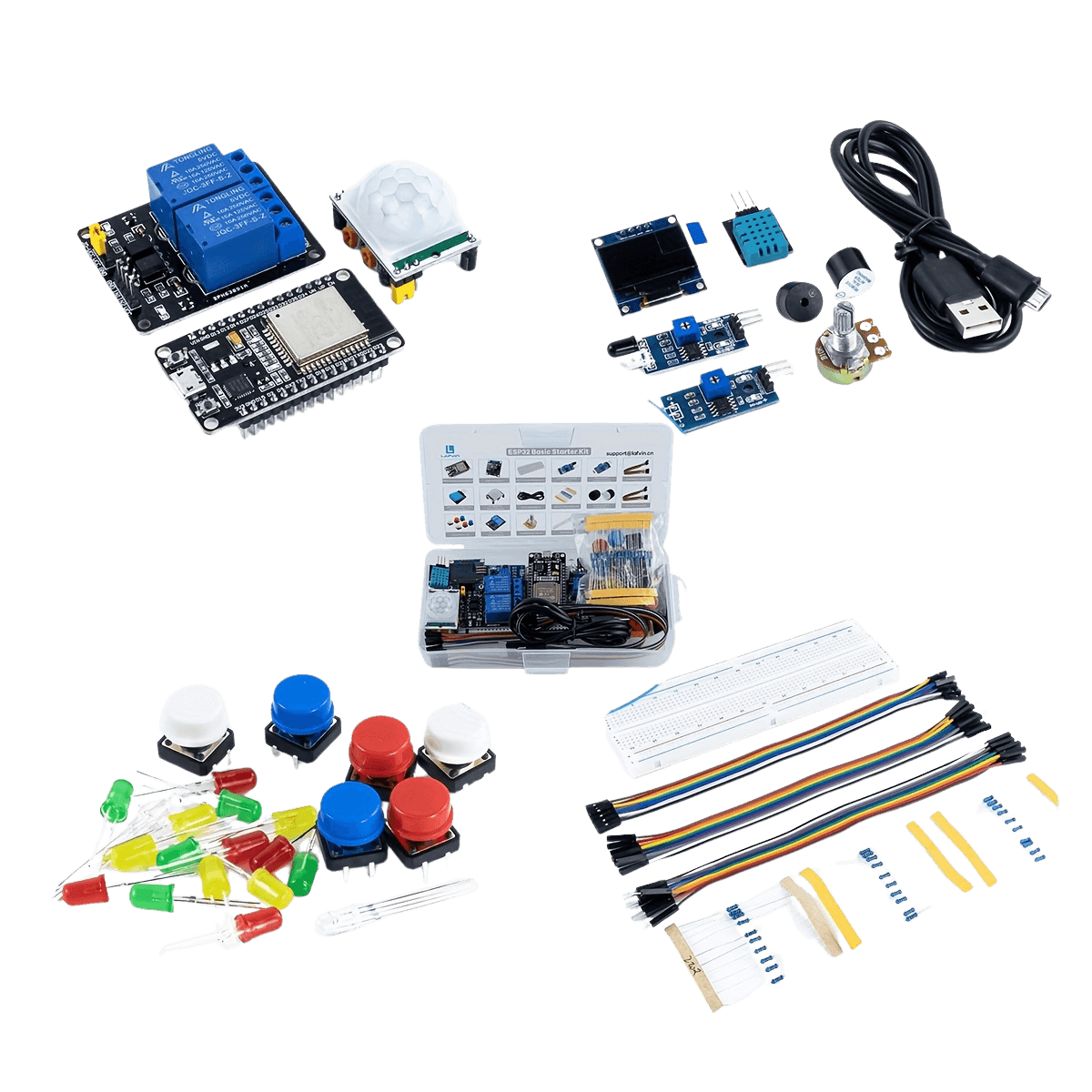 Basic Starter Kit forESP-32S WIFI IOT Development Board - TKINGS