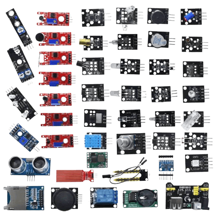 37 Sensor Modules Starter Kit Compatible with Arduino - TKINGS