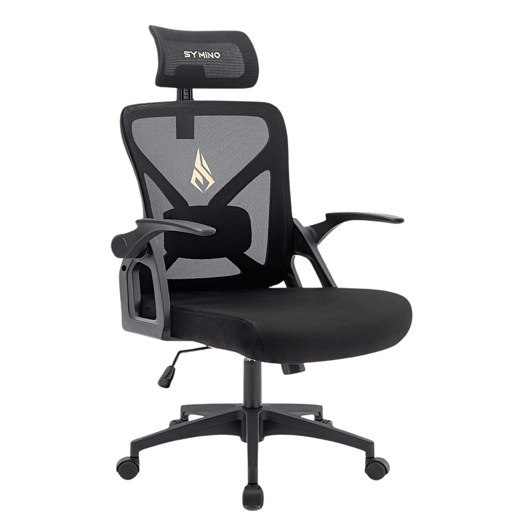 Ergonomic Office Chair with Adjustable Headrest, Armrests, Lumbar Support 150kg - TKINGS