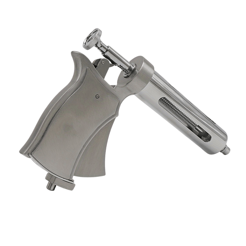 50ml Veterinary Syringe Gun Metal - TKINGS