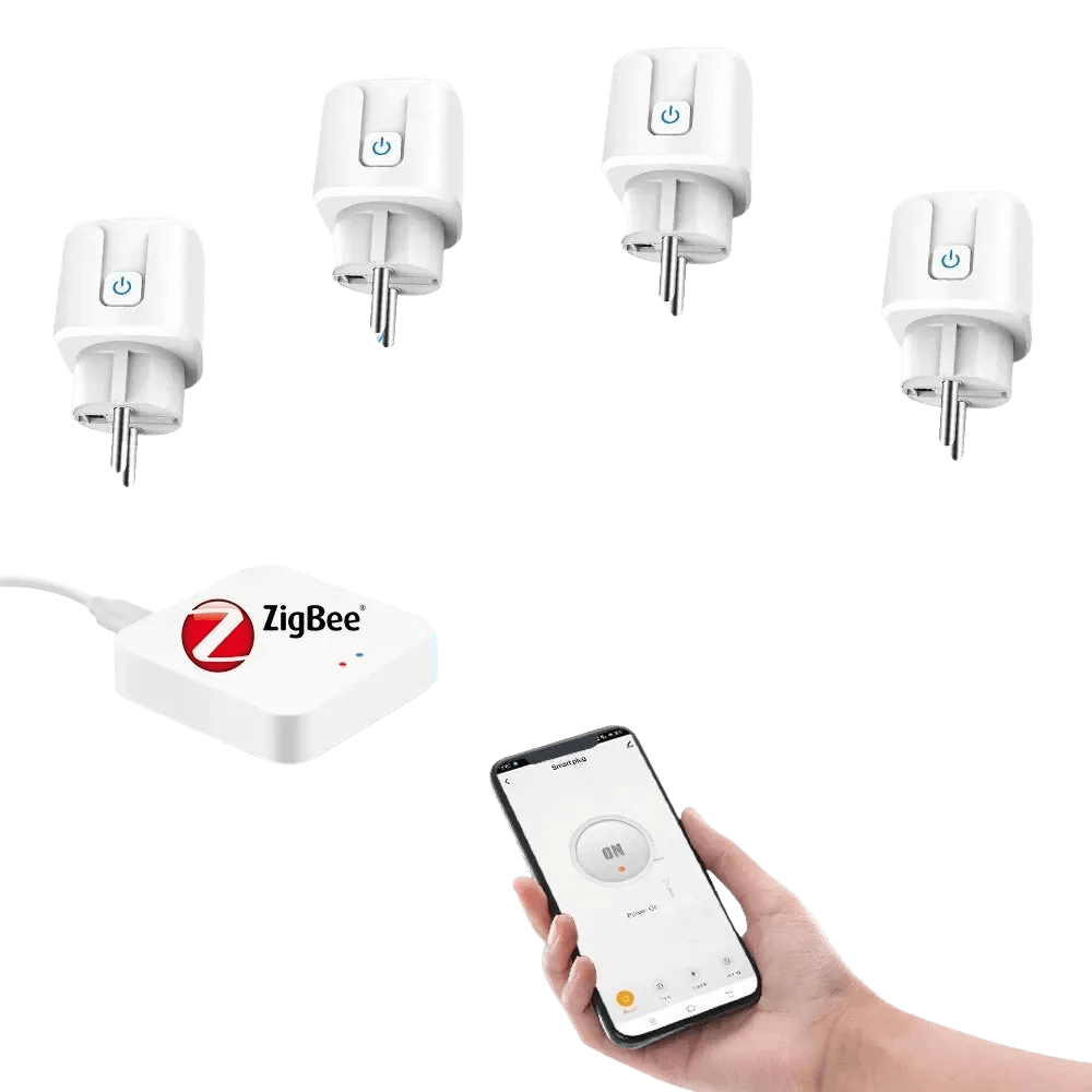 Zigbee Smart Plug 20A EU Smart Socket with Voice Control - TKINGS