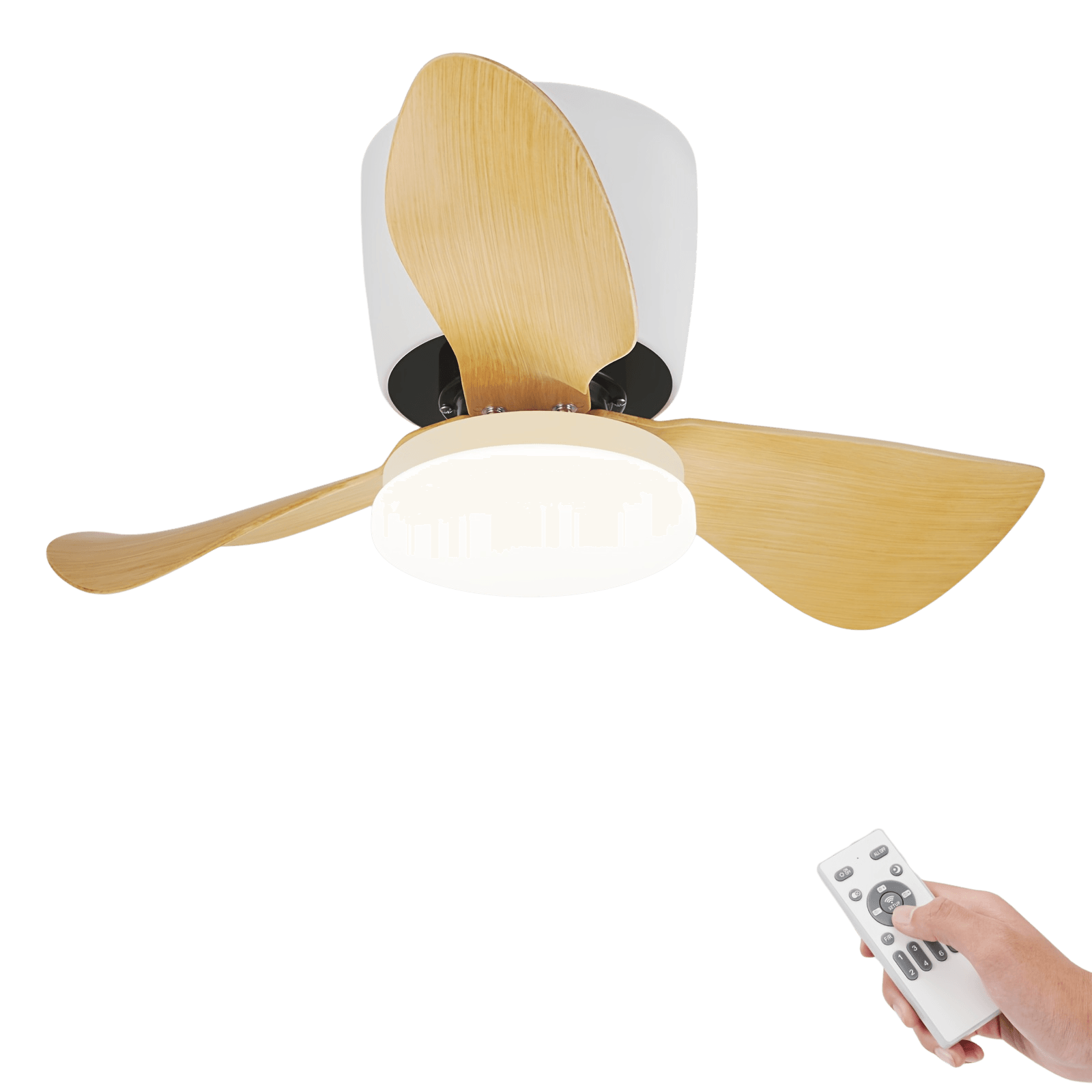 Smart Ceiling Fan With Lighting And Remote Control - 23W LED - TKINGS
