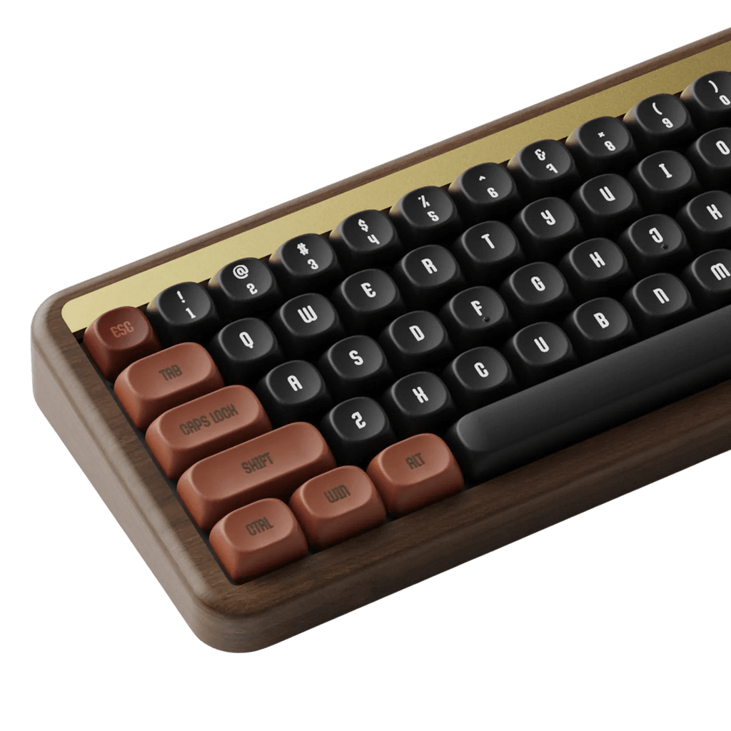 Akko Autumn Wooden Mechanical Keyboard MOA Profile RGB Hot - TKINGS