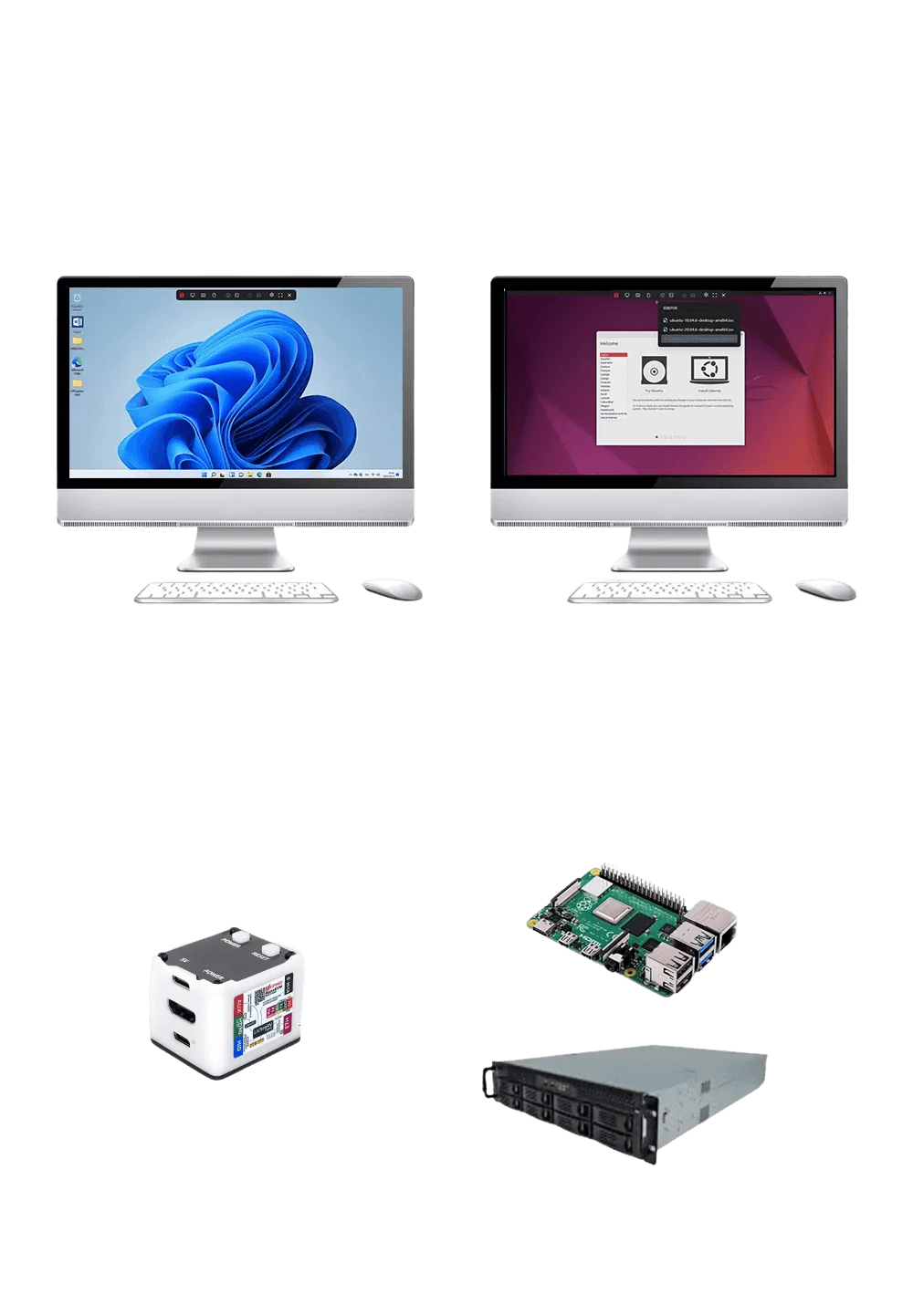 Nano PiKVM Mini Remote Control Operation - TKINGS