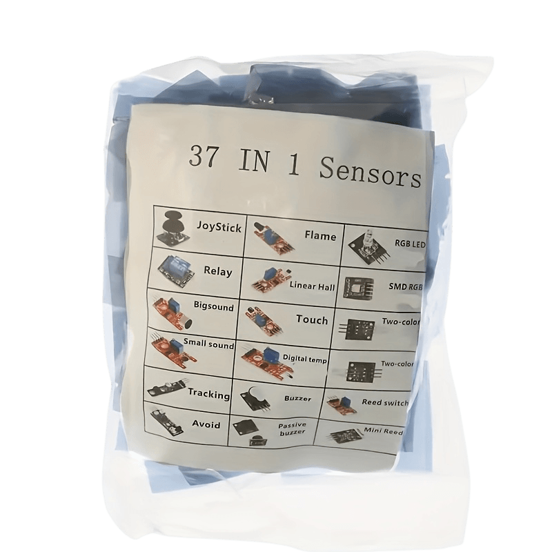 37 Sensor Modules Starter Kit Compatible with Arduino - TKINGS