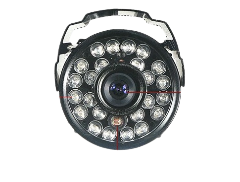 Security camera with 36 LED DC 12V at 750mA