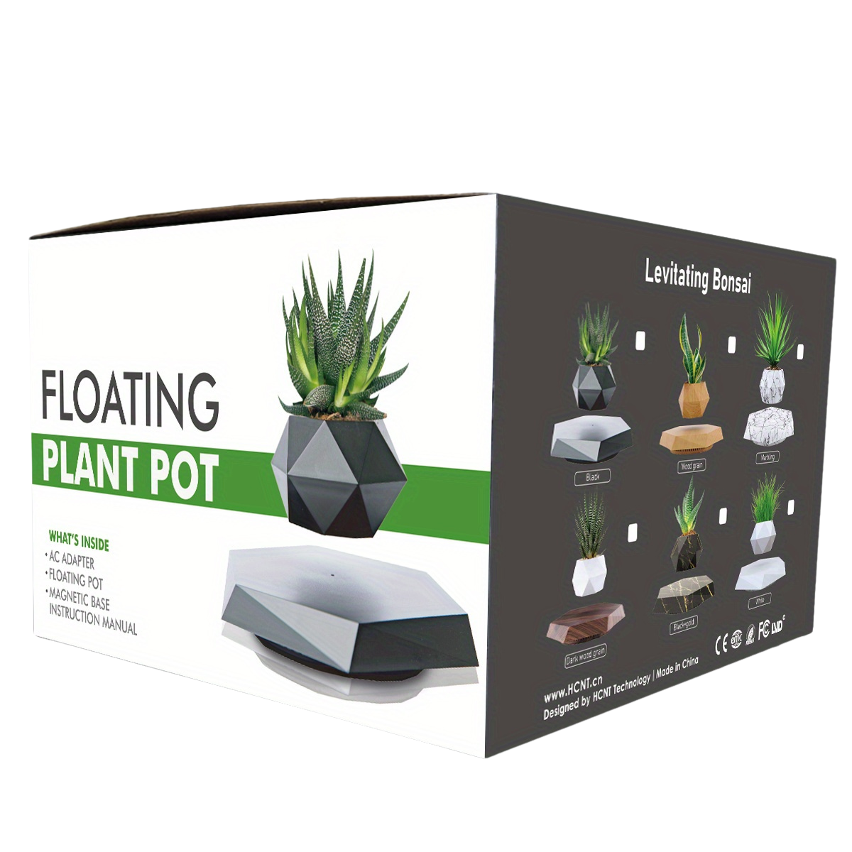Magnetic Levitating Mini Rotating Flower Pot