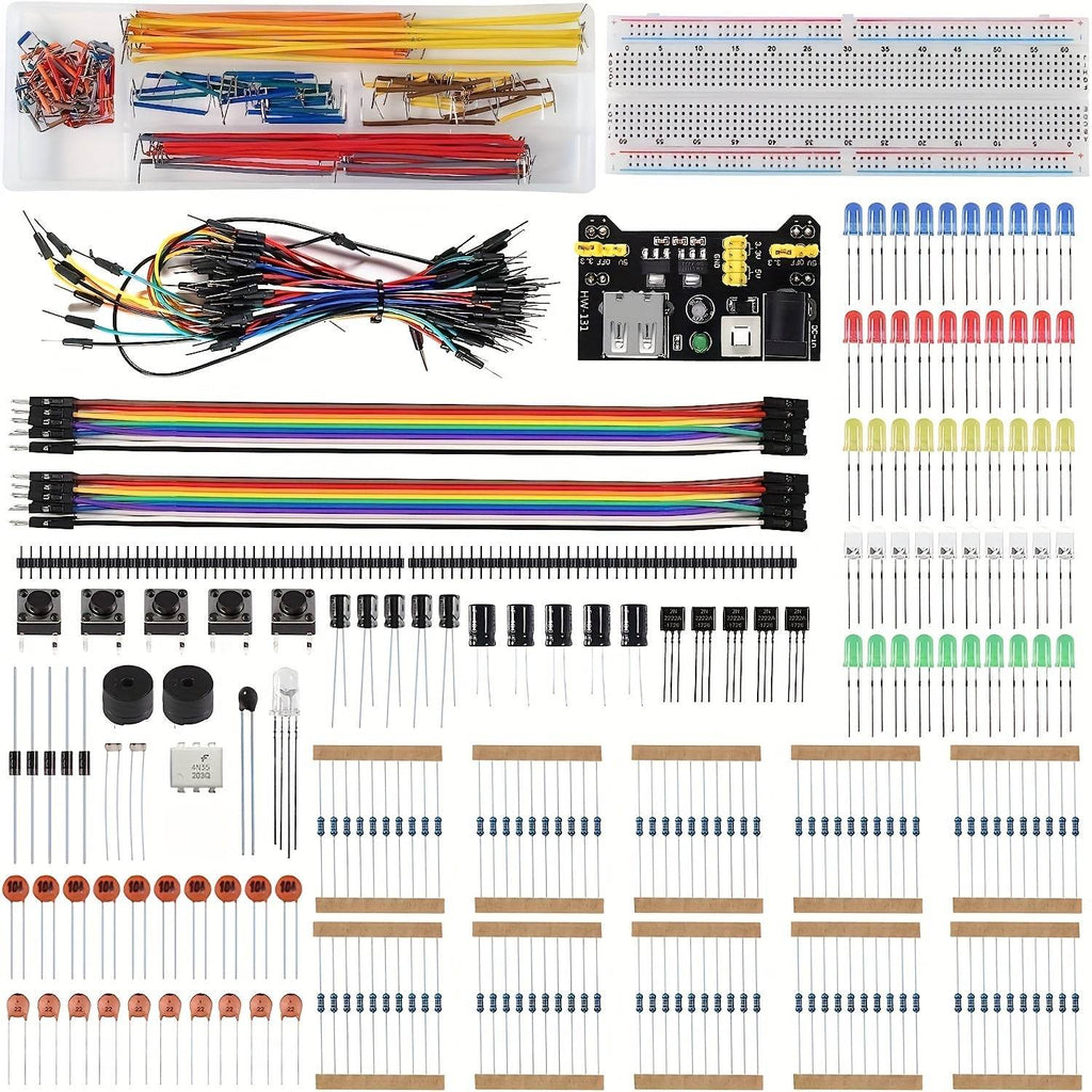 Premium STEM Starter Kit 65pcs Jumper Wires & Sensor Modules - TKINGS