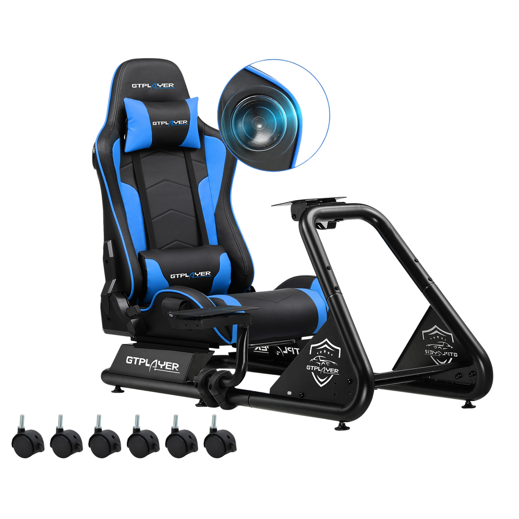 Driving Simulator, Racing Steering Wheel and Pedal Structure