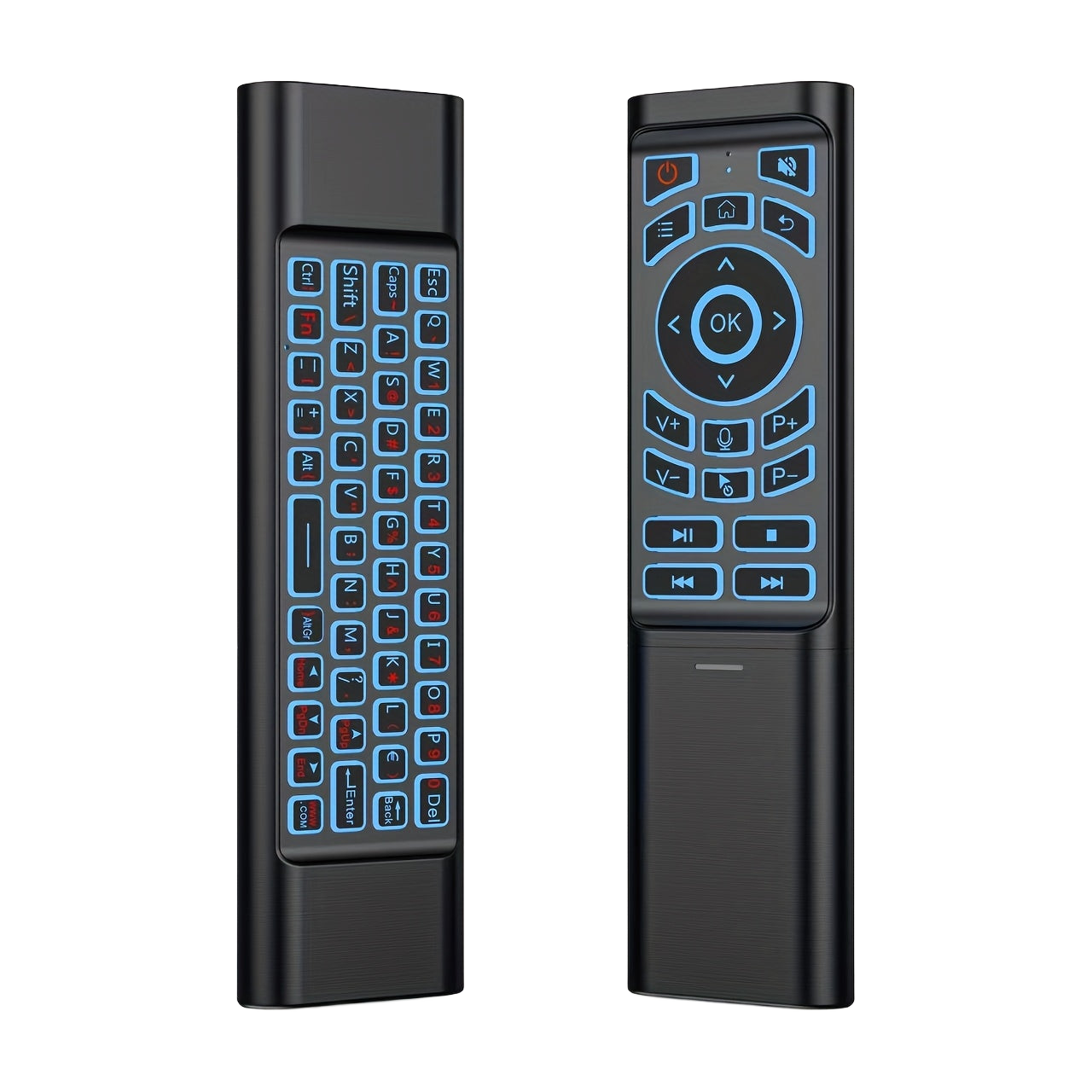 Image from 2025 Upgraded Mini M3 Tri-Mode Wireless Keyboard Remote Control Set with Wireless + 2.4G Dual Channel | Cross-Screen Multi-Device Instant Switching | Voice Control & Smart Learning Function | Compatible with PC/Android TV/Ras - Copy