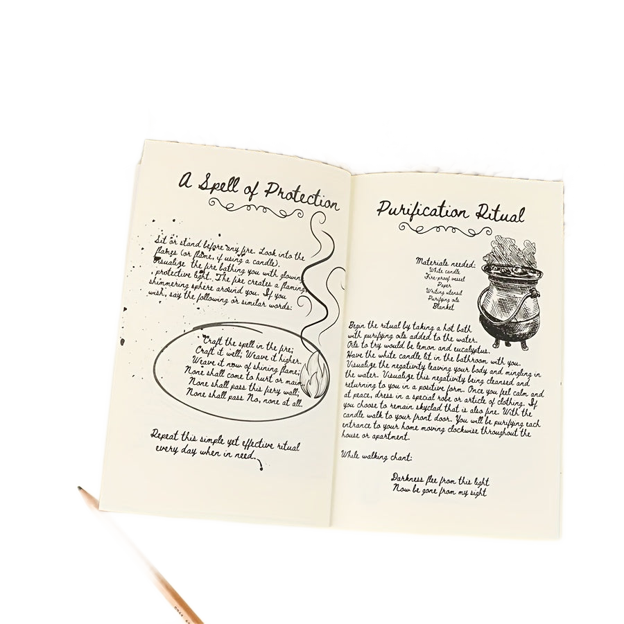Image from Old Witch's Spellbook - Ancient Witch's Spellbook with 66 Pages of Ancient Incantations - The Shadow Book of Wicca - Copy