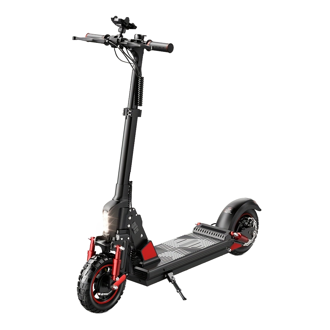 Image from Adult Electric Scooter, Output Current 2A, Output Voltage 54.6V, 500W Powerful Motor, 34-43 Km Range, 120 Kg Maximum Load, Adjustable, Lightweight, 2 Wheel Commuter Scooter with Smooth Large Wheels - Folding Commuter Electric - Copy