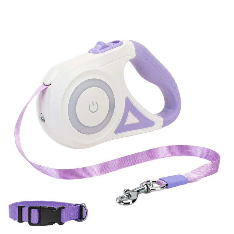 Image from Dog Leash Retractable Leash And Dog Collar Spotlight Automatic Pet Dog Cat Traction Rope For Small Medium Dogs Pet Product - Copy