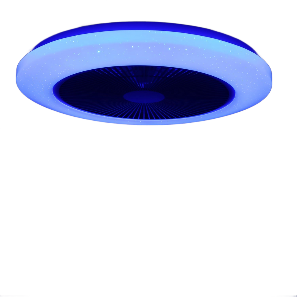 Image from RGB Smart Ceiling Fan Light with Music Sync | 6-Speed Fan + Starry Sky Effect | Quiet Design | APP/Lighting | Suitable for Bedroom/Dining Room - Copy