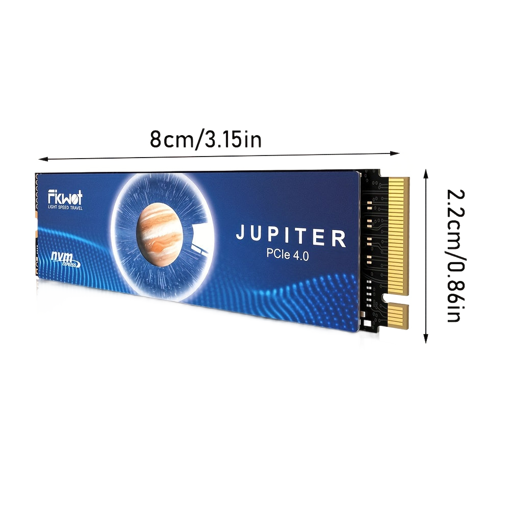 Image from Fikwot FX991 M.2 SSD NVMe SSD M2 2280 PCIe Gen 4x4 Read Up To 7300MB/s, Internal Solid State Drive For PS5 Laptop Desktop - Copy