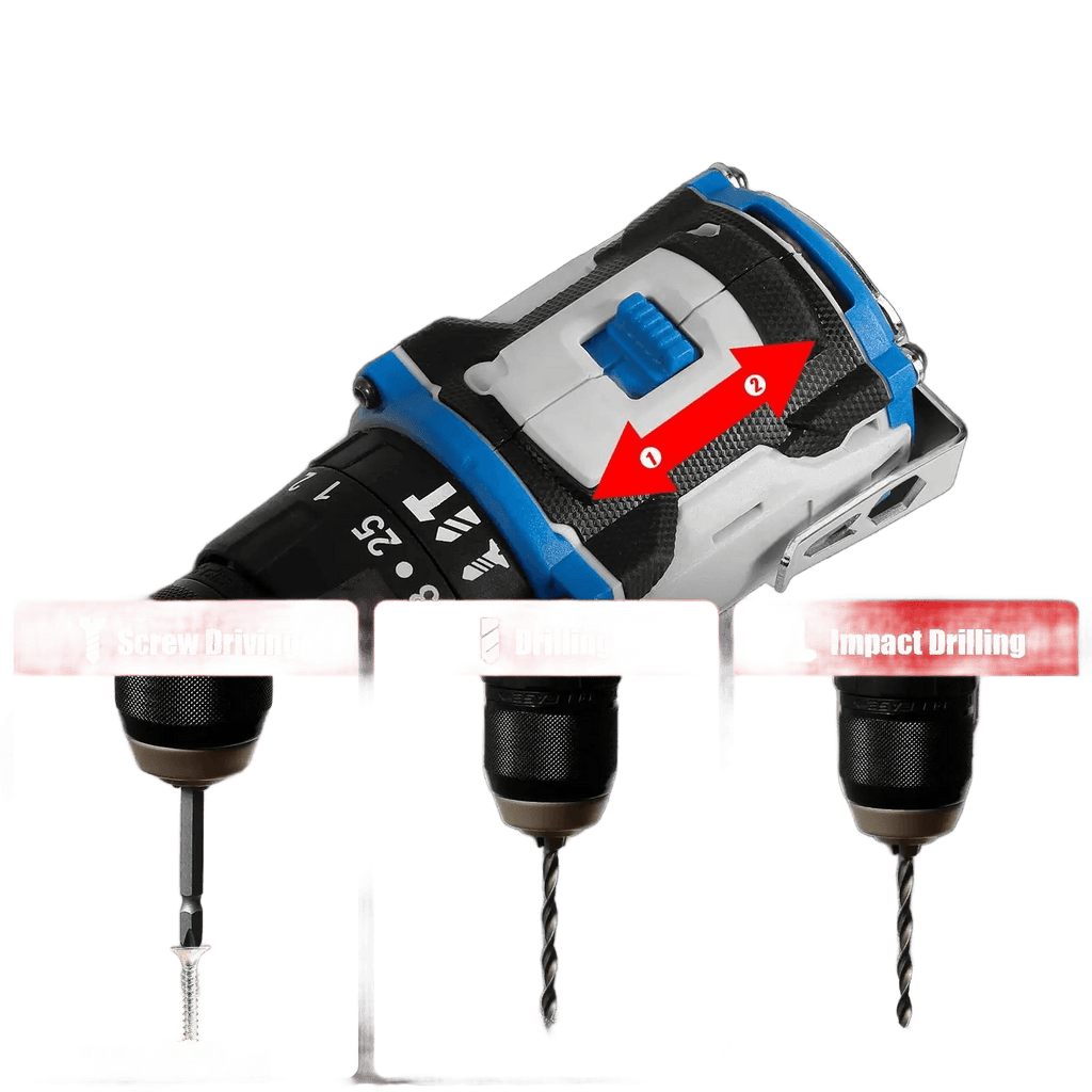 21V Brushless Cordless Drill Set Electric Screwdriver 25 + 1 - TKINGS
